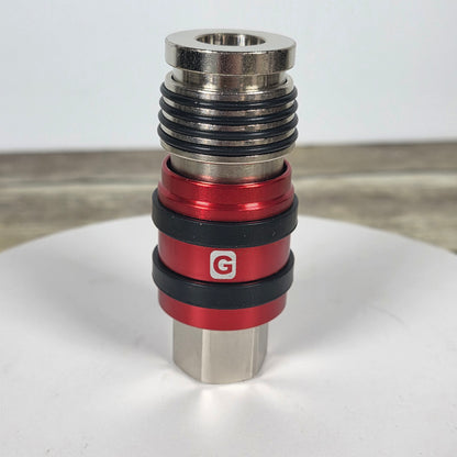 Milton s-1773: 2 In One Universal Safety Exhaust Coupler – 1/2" Fnpt X 1/2" Body Flow