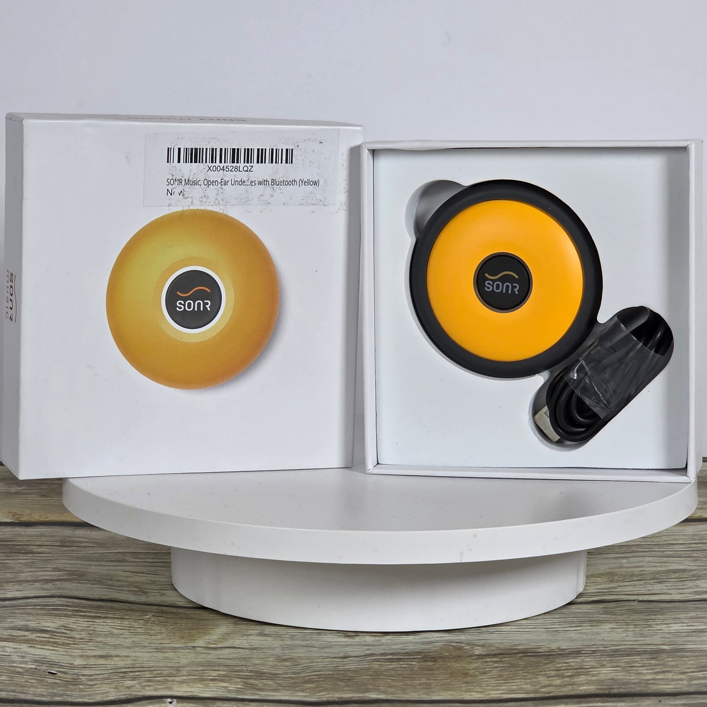 NIB New SONR Open Ear Underwater Music Player Bluetooth Yellow