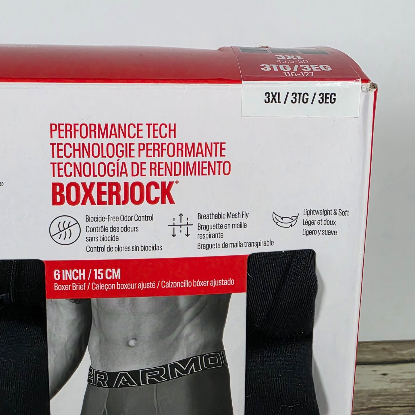 NIB New Under Armor Performance Tech Boxerjock Underwear 3XL