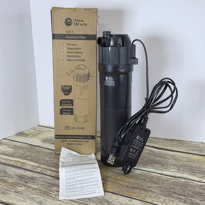 NIOB New Aqua Miracle 5-in-1 Aquarium Filter