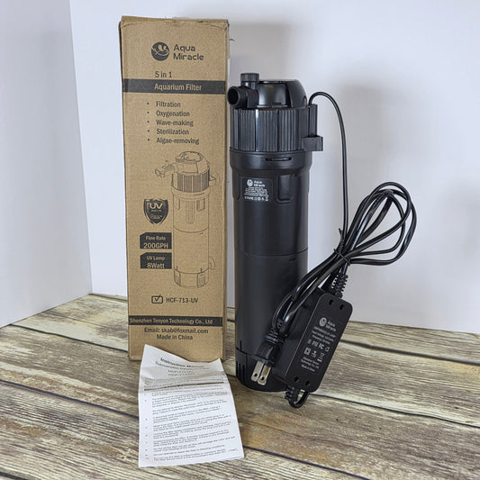 NIOB New Aqua Miracle 5-in-1 Aquarium Filter