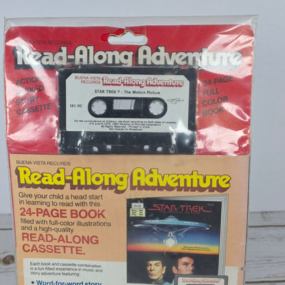Vintage Star Trek Read-Along Adventure Action-Packed Story Cassette