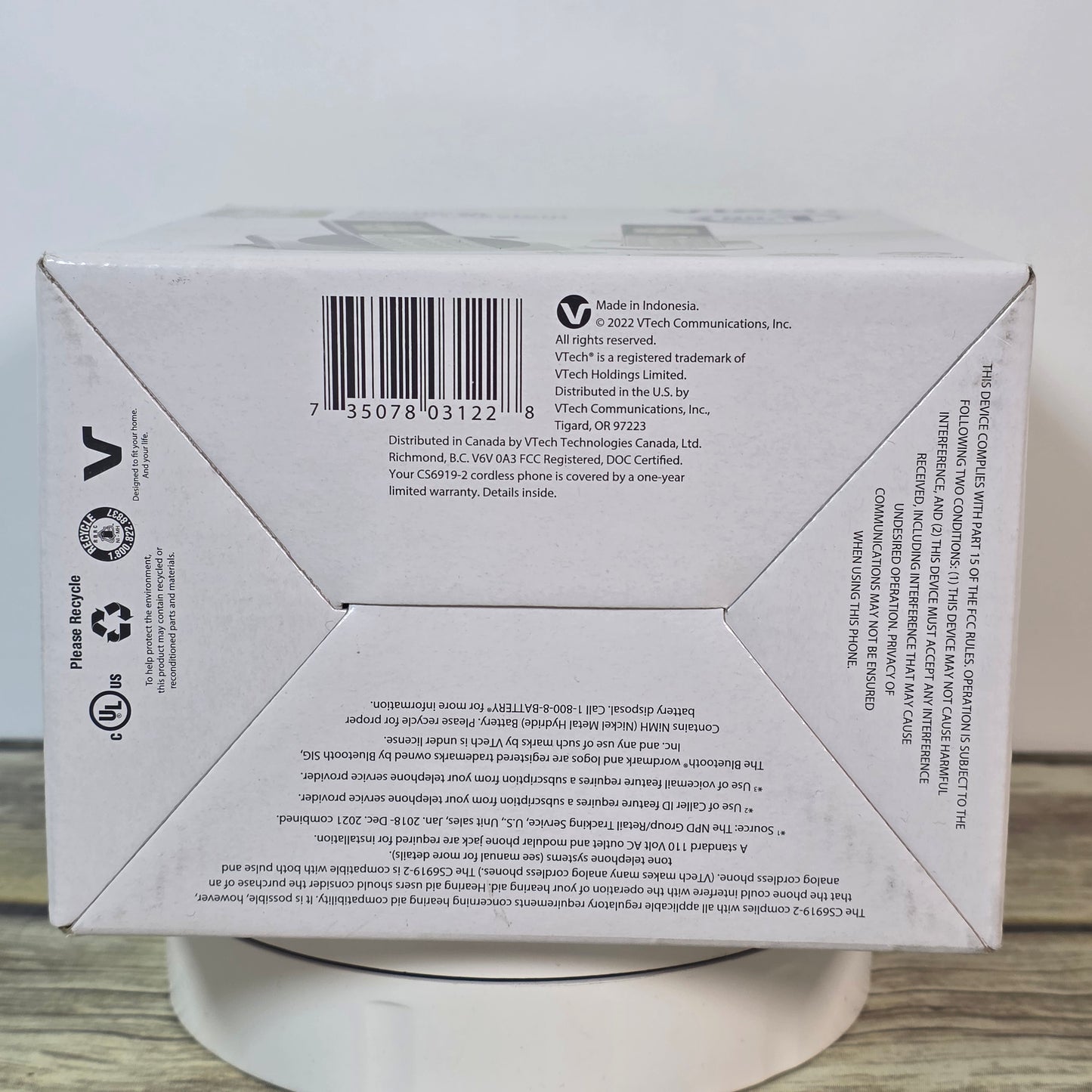 Vtech Cordless Phone System 2 Handset w/ Caller ID CS 6919-2