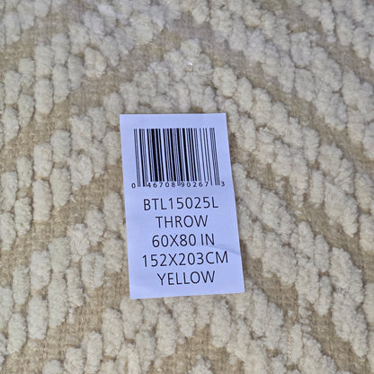 NIOP Bottilo Boon Knitted Blanket Yellow 60"x80"