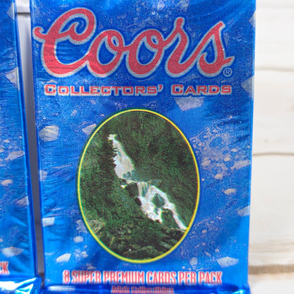 NIP New Coors Collectors' Cards 8 Super Premium Cards Per Pack