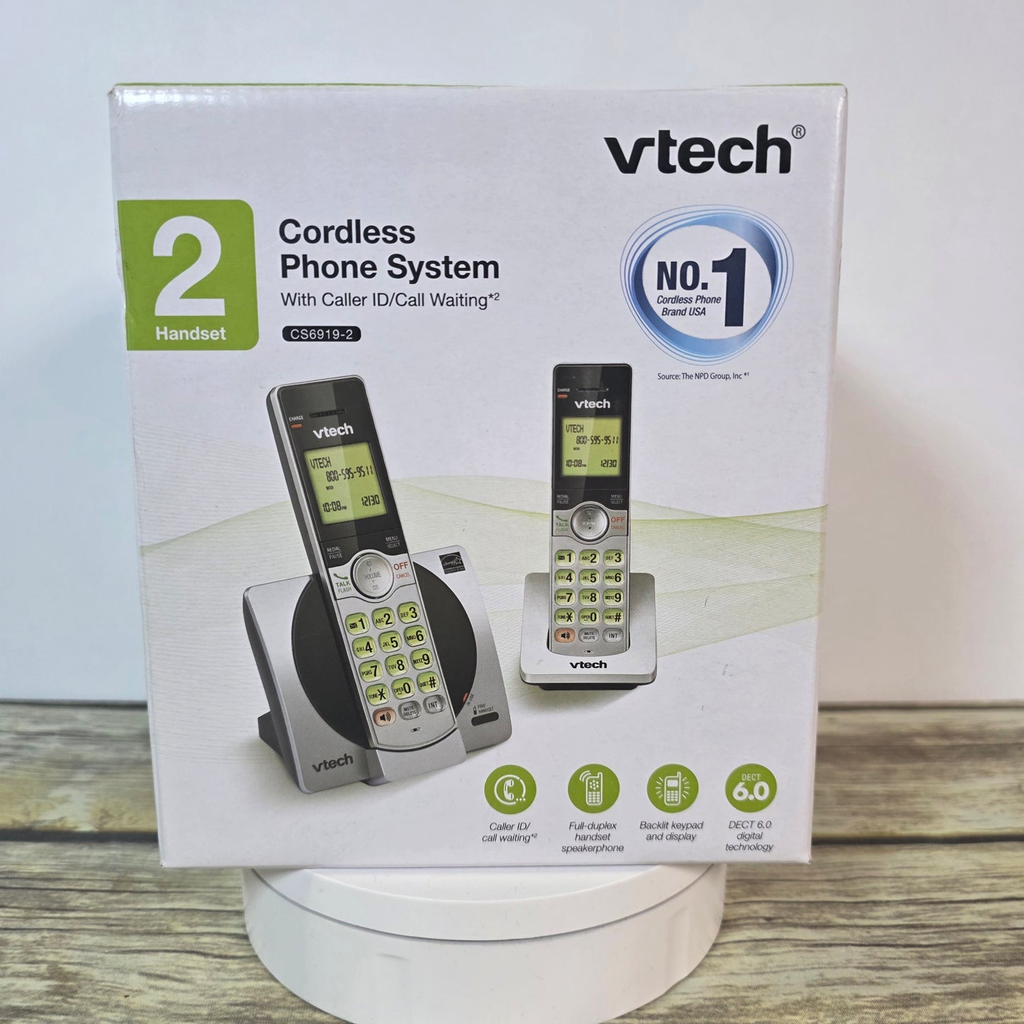 Vtech Cordless Phone System 2 Handset w/ Caller ID CS 6919-2