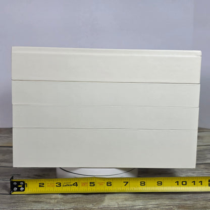 NIOB New SONGMICS Jewelry Box JBC164W01 White