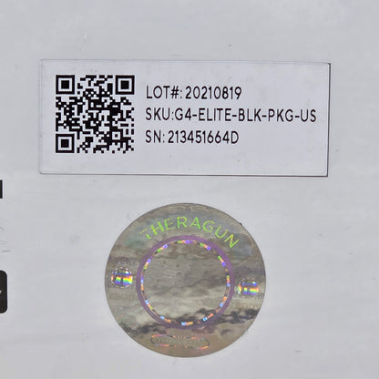 NIB New TheraGun Elite Smart Percussive Therapy Device Massager