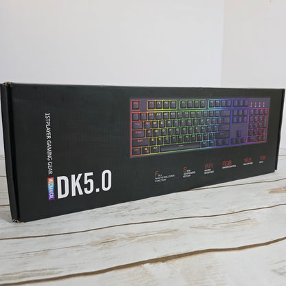 NIB New 1stPlayer Gaming Gear Mechanical Keyboard DK5.0