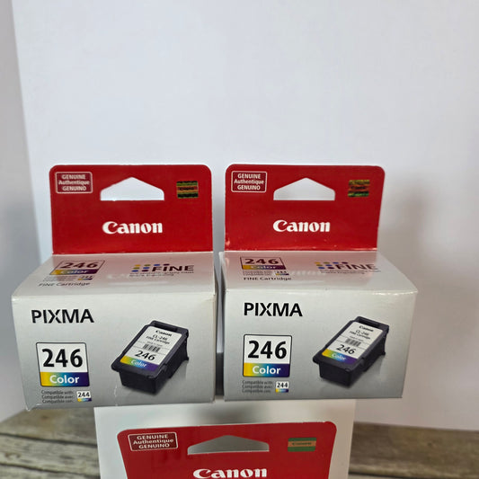 Lot of Canon PIXMA 6 246 Color + 1 245 - 7 total!