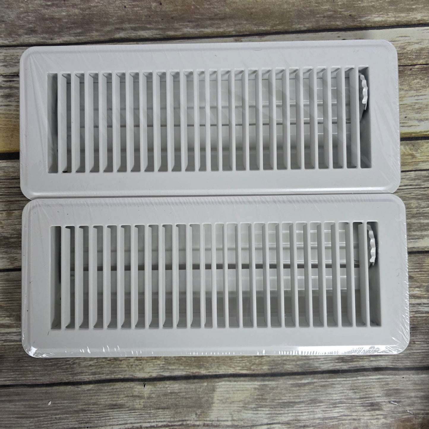 NIOB New 2 PCS White 4x12Inches Floor Vents