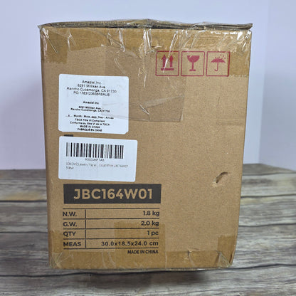 NIOB New SONGMICS Jewelry Box JBC164W01 White