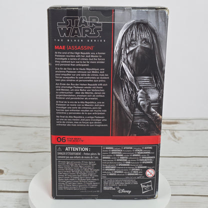 NIB New Star Wars The Black Series The Acolyte Mae (Assassin)