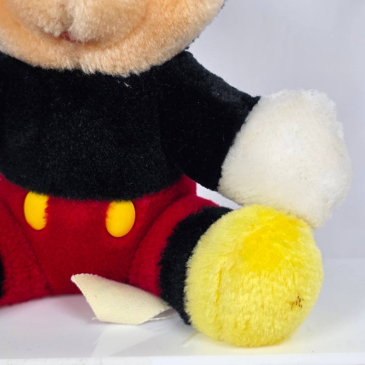 Vintage Walt Disney Plush Characters Mickey Mouse Donald Duck Goofy Pinocchio