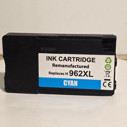 New Upsek 962XL Ink CartridgeBlack Cyan Magenta Yellow Reman