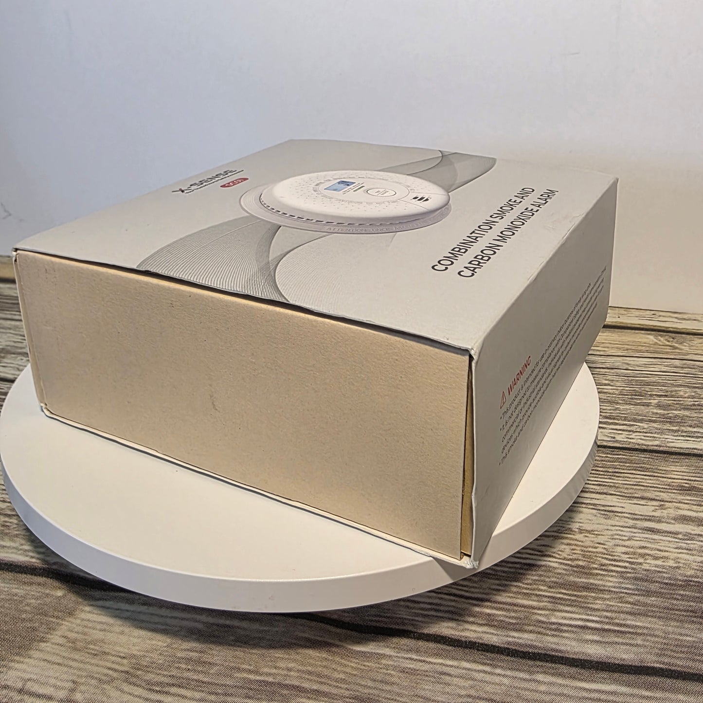 X-Sense Smoke Detector Carbon Monoxide Detector Combo, 10-Year Battery Smoke Detector with Display, Standalone Model SC01, Single Pack