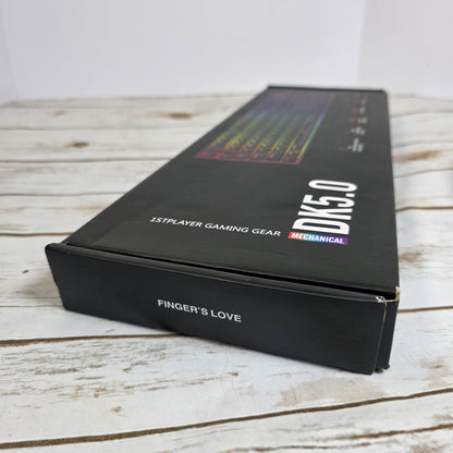 NIB New 1stPlayer Gaming Gear Mechanical Keyboard DK5.0
