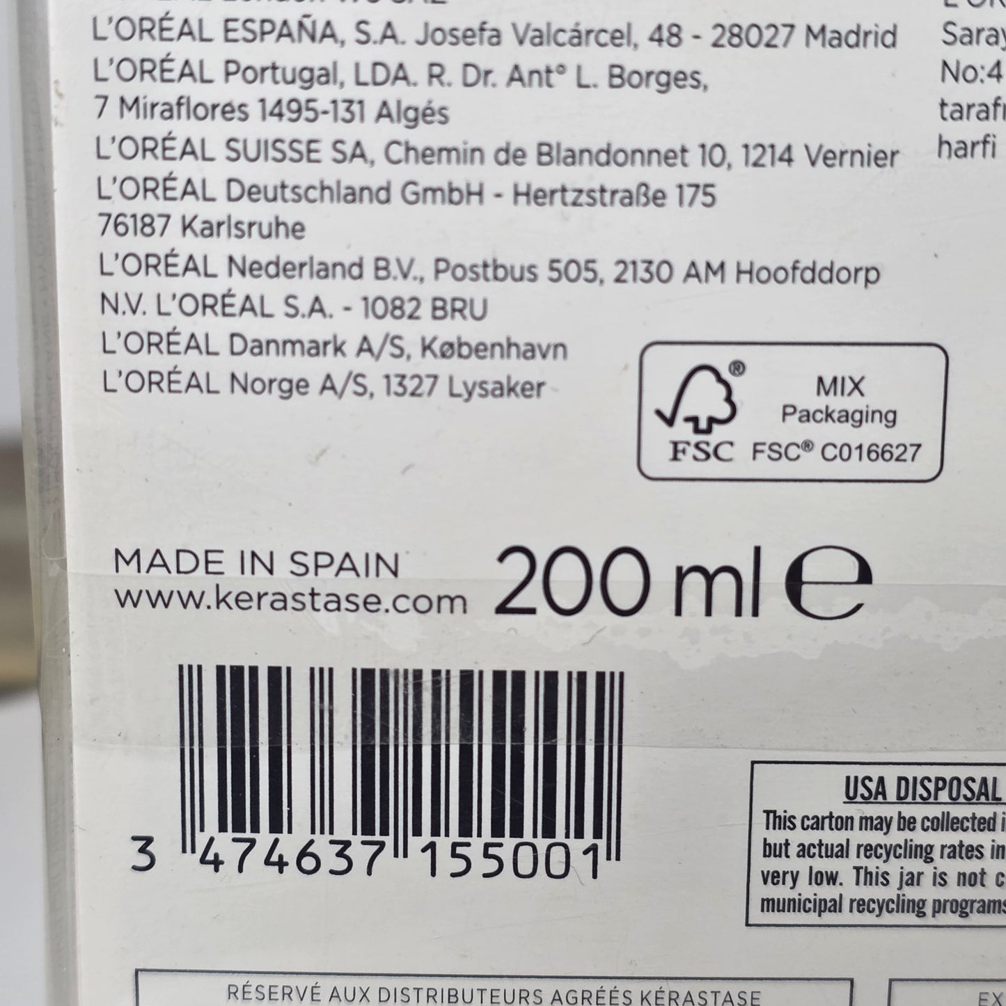 NIP New KERASTASE Nutritive Masquintense Riche 200ml 6.8 fl oz