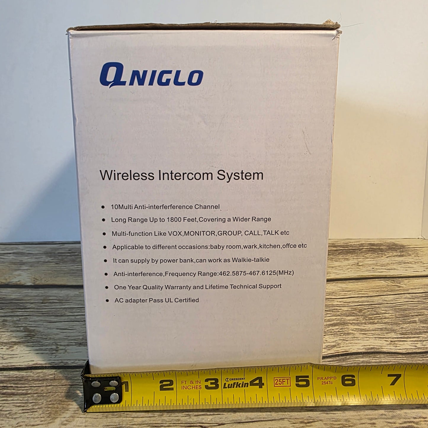 NIB New QNIGLO 
Multi-Channel Long-Range FM Wireless Intercom System LD-666 4 Units