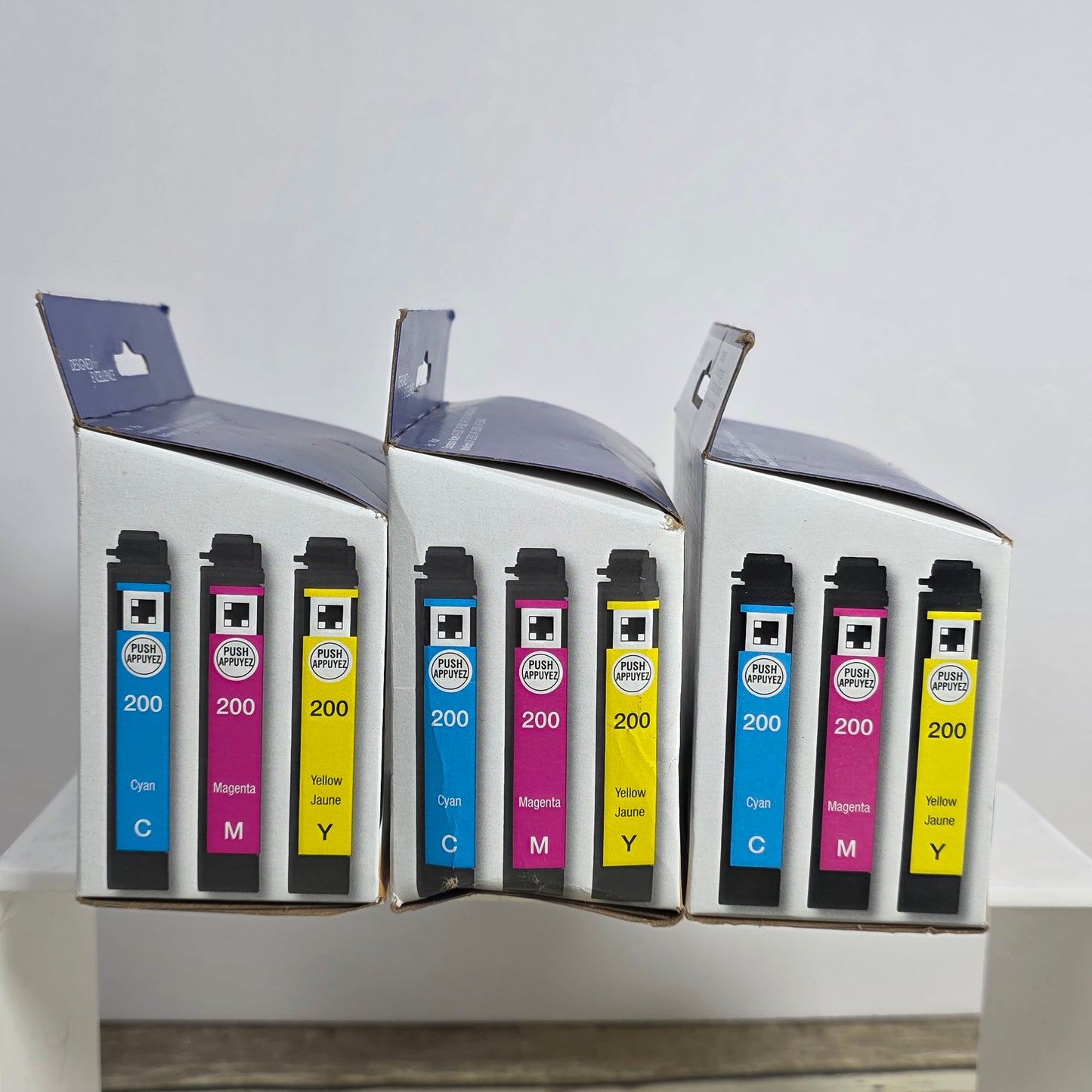 Set of 3 NIB New EPSON 200 Standard Capacity DuraBrite Ultra Ink Cartridge