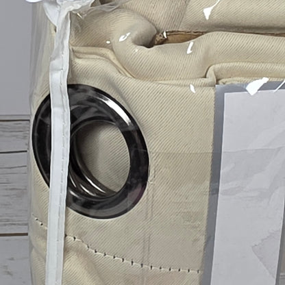 New LUSH DECOR Two Blackout Window Panels Insulated Grommet Wheat Pair 52x120" MSRP $140