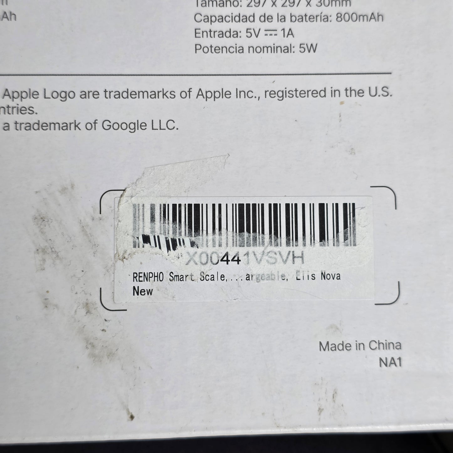 RENPHO ELIS NOVA Smart Body Scale Weight BMI Health Tracking