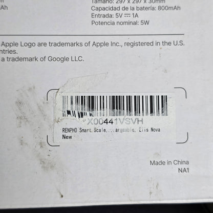 RENPHO ELIS NOVA Smart Body Scale Weight BMI Health Tracking