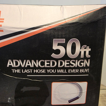 NIB New Stainless Steel Garden Hose 50ft Advanced Design