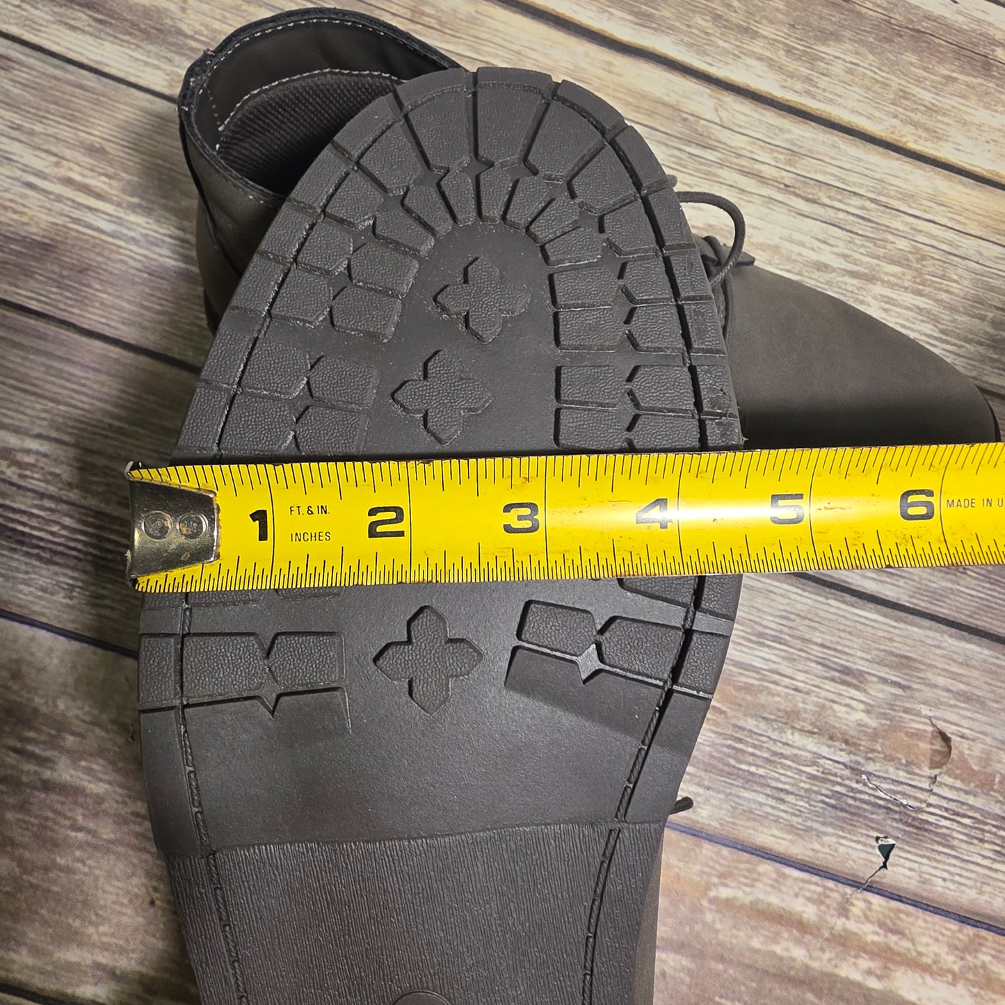 NIB New Goodfellow Men's Jerad Boots Gray Lace Up Shoes 098 00 6155