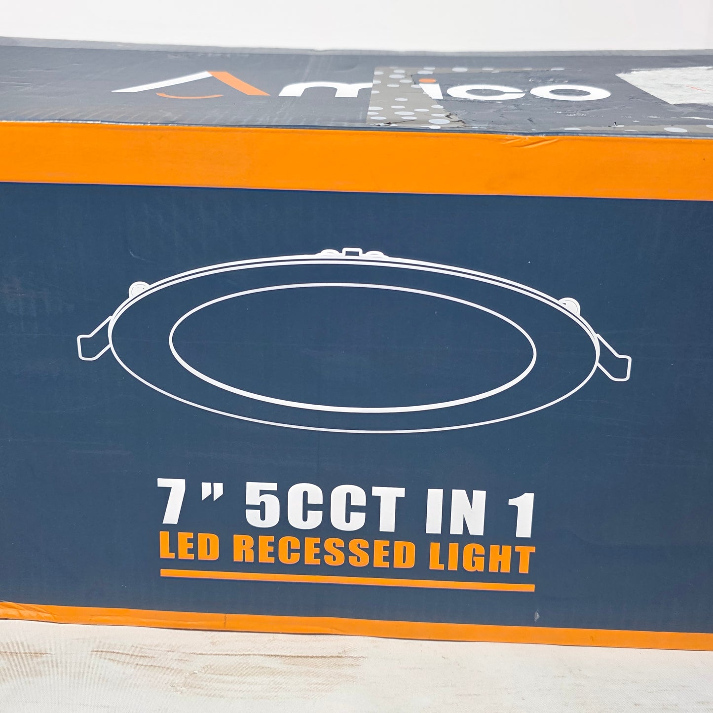 NIOB New Amico 12-Pack 7" 5CCT IN 1 LED Recessed Light A18GL011012009