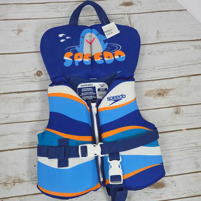 New Speedo Infant Boys Lifejacket Shark Under 30lbs