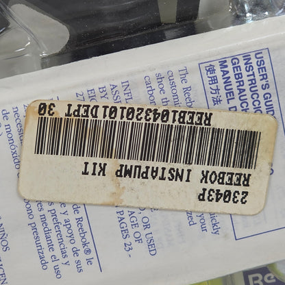 New Reebok InstaPump Inflator Kit 2 Bonus CO2 Cartridges Tennis Pro 23043P