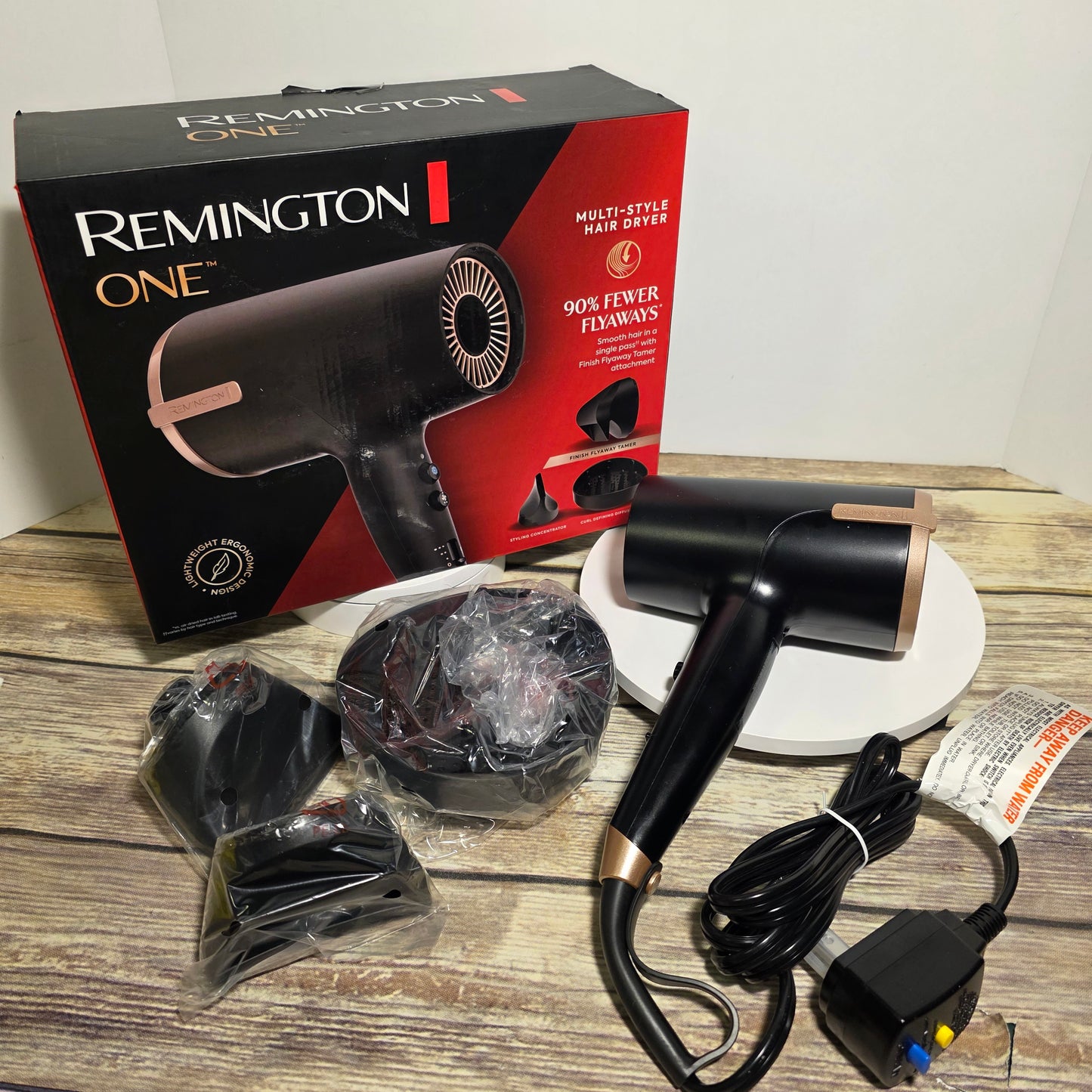 NIOB New Remington One Multi-Style Hair Dryer Black