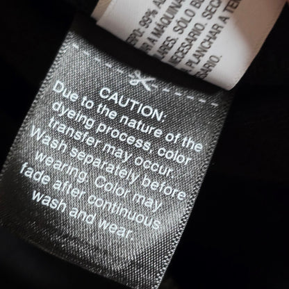 NWT New Women's Uniserval Thread Goods Co Black Denim Tank Size 6 Zipper Front