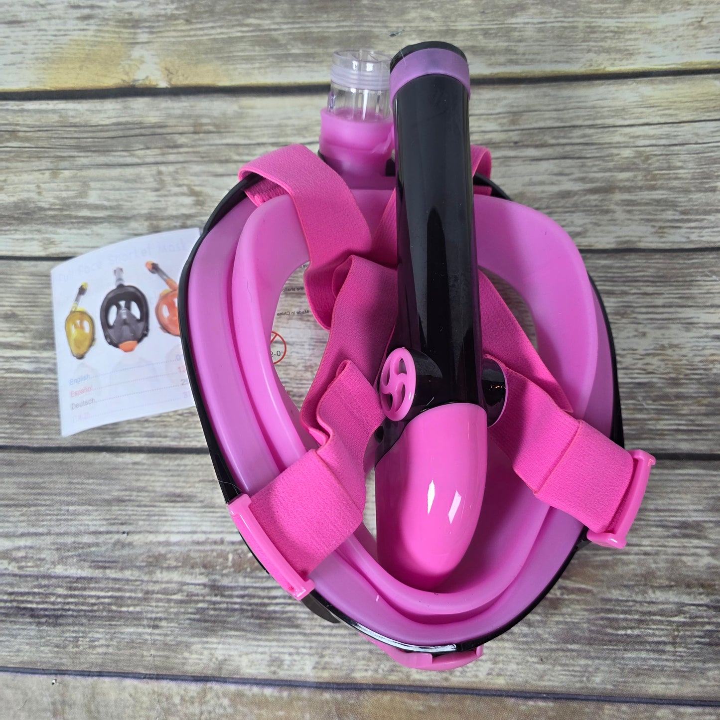 New VIGINSUL Snorkel Mask Pink L/XL