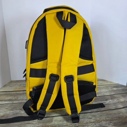 NWT New MATEIN Yellow Backpack Bookbag