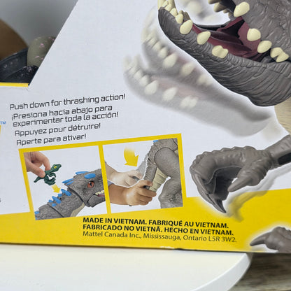 NIB New Fisher Price Imaginext Thrashing Indominous Rex Dinosaur Toy