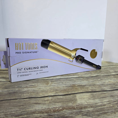 NIOB New HOT TOOLS Pro Signature 1 1/2" Curling Iron