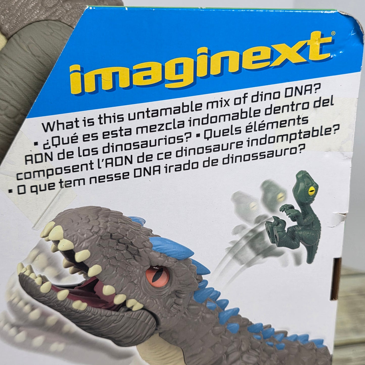 NIB New Fisher Price Imaginext Thrashing Indominous Rex Dinosaur Toy