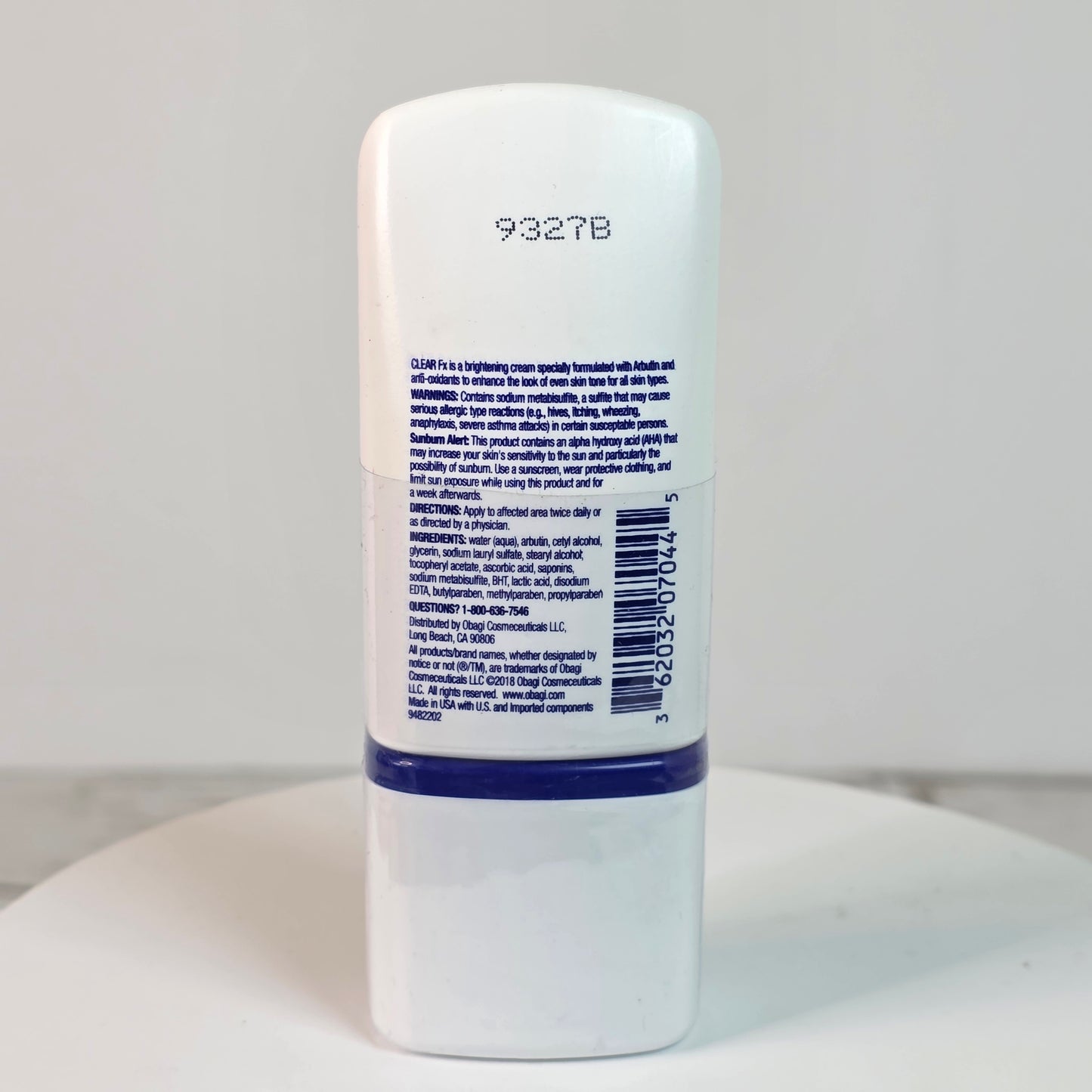 New OBAGI Nu-Derm AM/FM Clear FX #3 Skin Brightening Cream 2 oz