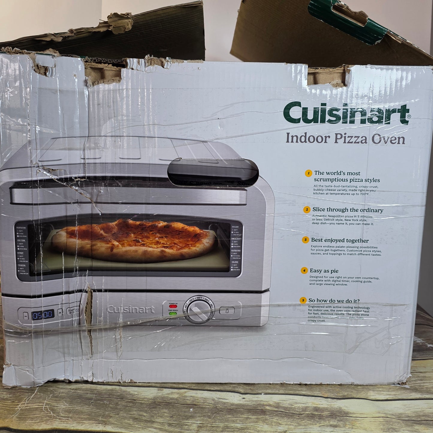 NIOB New Cuisinart Indoor Pizza Oven