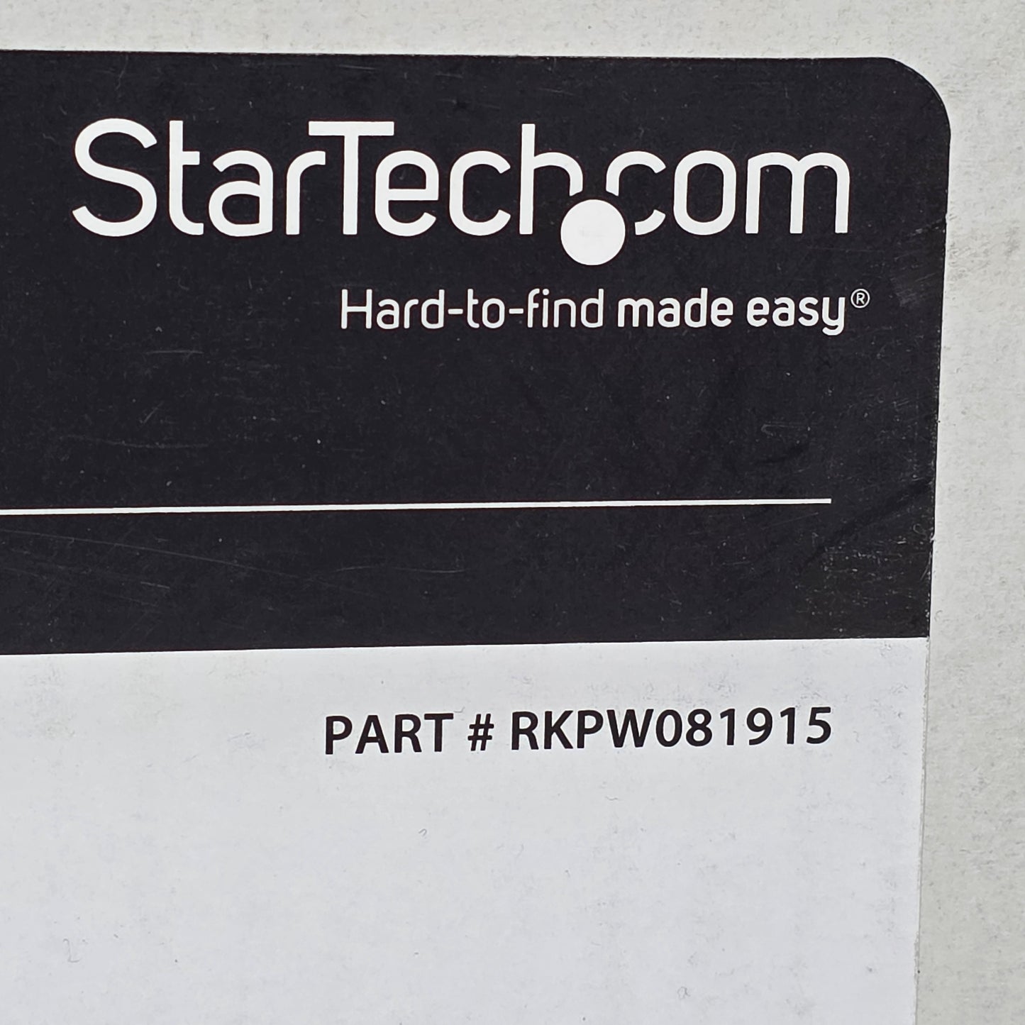 NIB New StarTech 8-Outlet PDU Power Distribution Unit 125V Part #RKPW081915