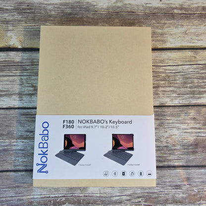 NIOB NokBabo F180 F360 NOKBABO's Keyboard iPad 9.7" /  10.2" / 10.5" Black