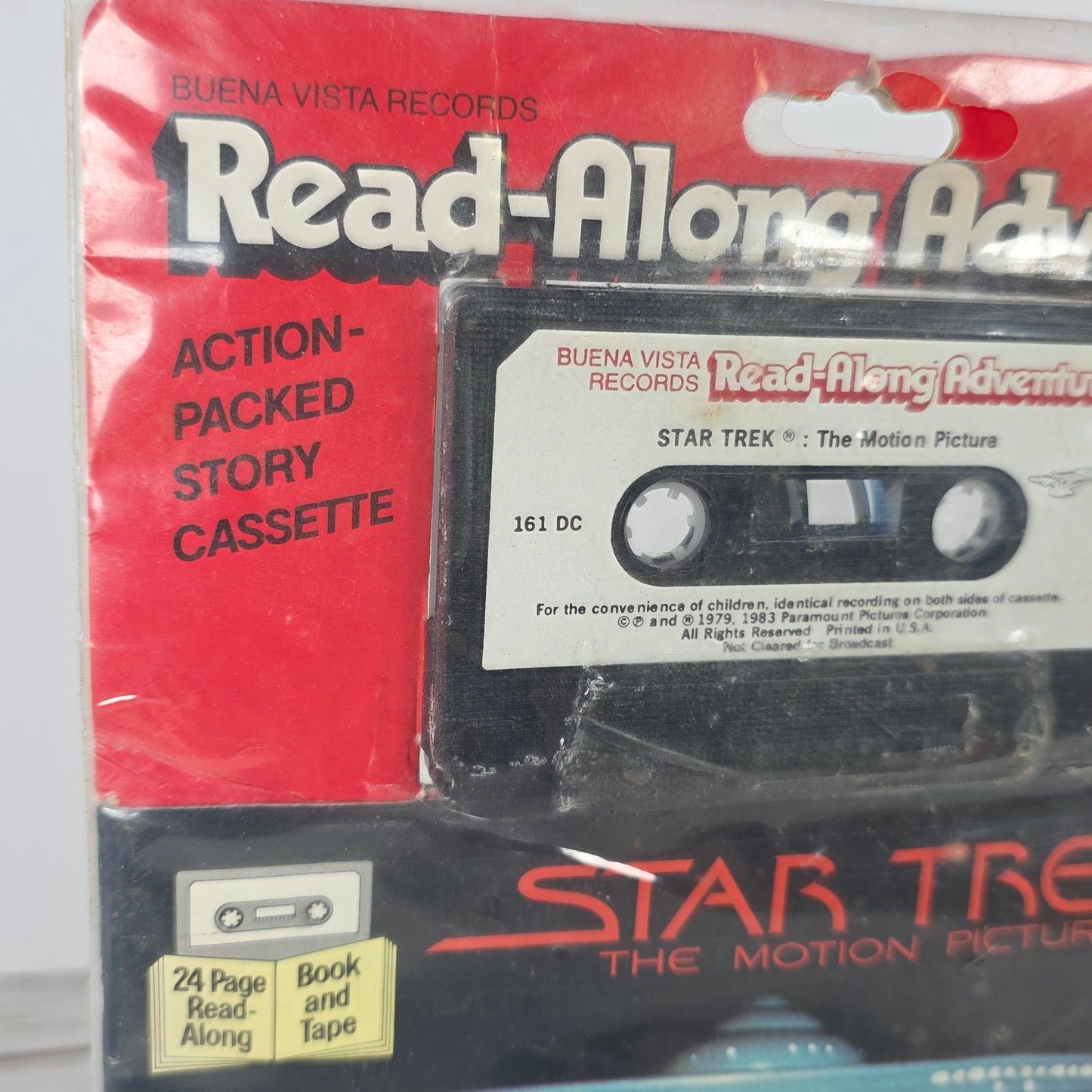 Vintage Star Trek Read-Along Adventure Action-Packed Story Cassette