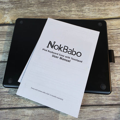 NIOB NokBabo F180 F360 NOKBABO's Keyboard iPad 9.7" /  10.2" / 10.5" Black