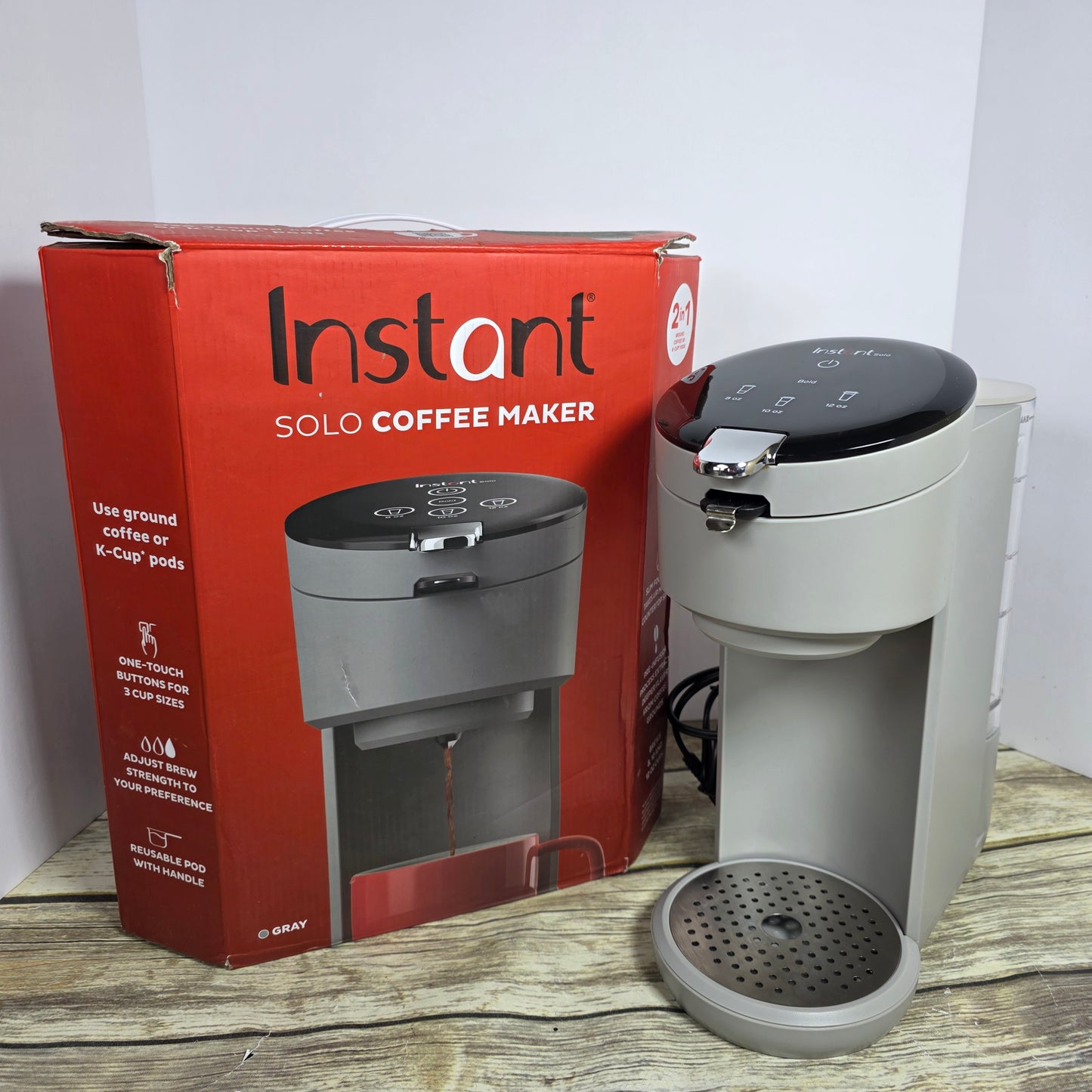 Instant Solo Coffee Maker 140-6081-01 Cracked Water Tank