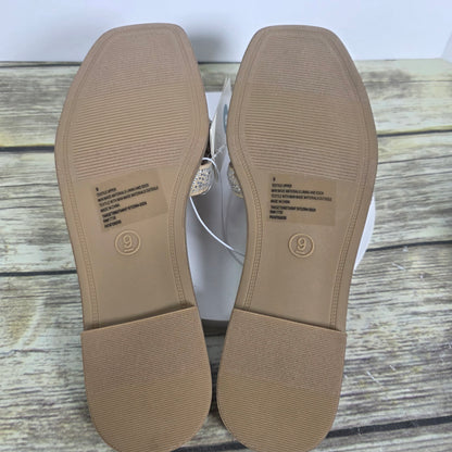 NIB New A New Day Maggies Sandals Slides Silver Women's 9