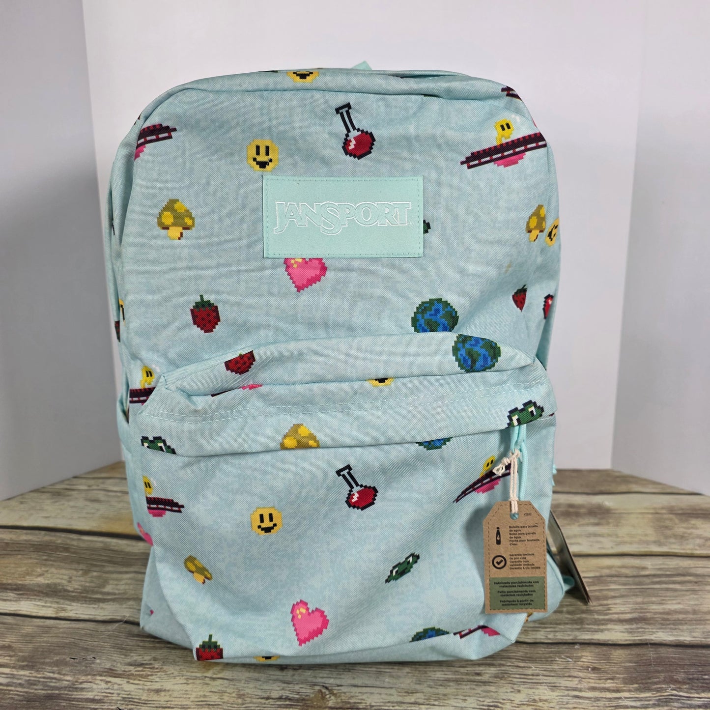 NWT New JANSPORT Backpack Superbreak JS0AQUT Emojis