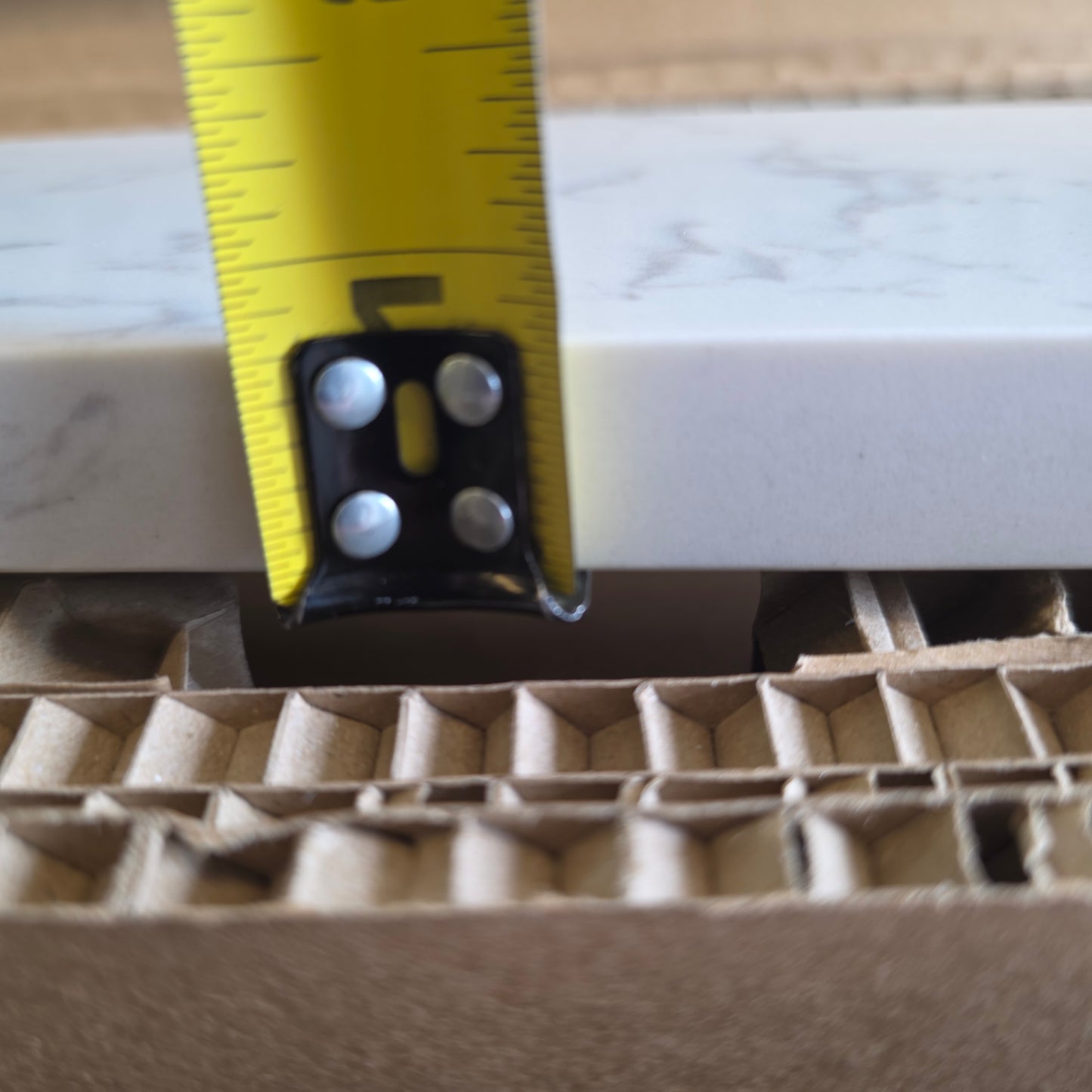 New Home Decorators CALA WHITE Engineered Stone Sidesplash ET22CW-SS