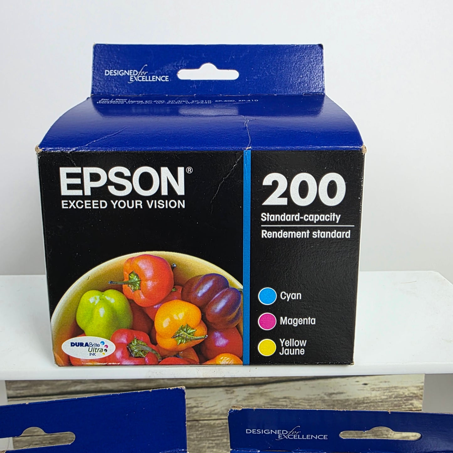 Set of 3 NIB New EPSON 200 Standard Capacity DuraBrite Ultra Ink Cartridge